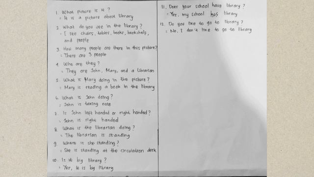 Conversation Class : Present Continuous Tense (With Rere, Siswa SMP Al-Azhar 45 Palembang)