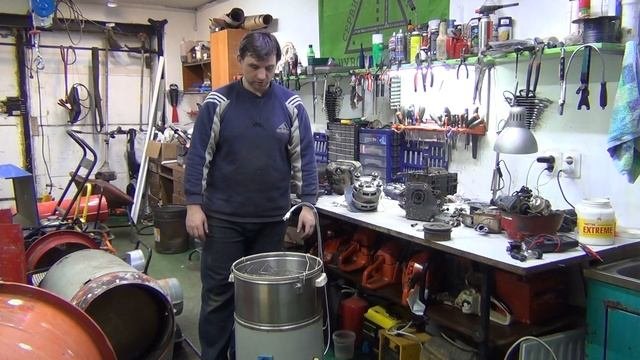 Мойка деталей из старой стиральной машины