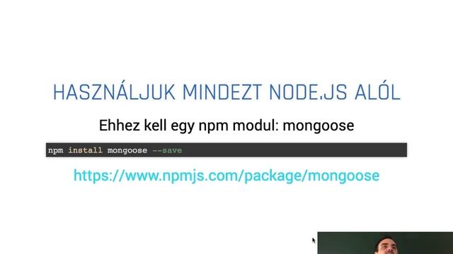9. előadás MongoDB, séma tervezés, performancia kérdések