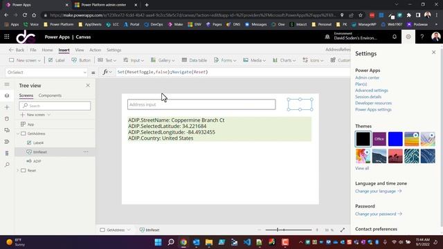 How To: Reset Address Input Map Control - PowerApps  |  ®GitHub - Video#4