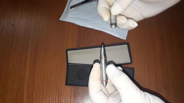 Тактическая ручка-брелок-куботан из нержавеющей стали