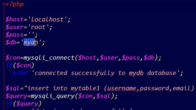 create mysql database tables and insert data using php functions