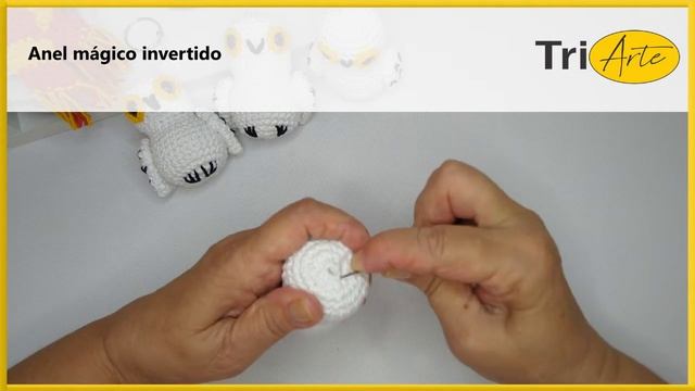 EDWIGES | HARRY POTTER | CHAVEIRO AMIGURUMI