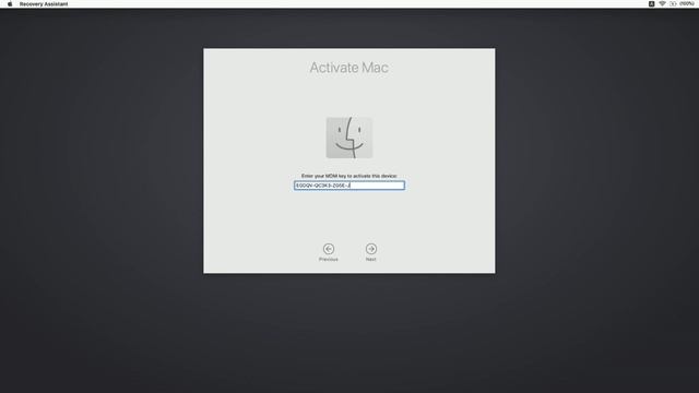 Activation with MDM Activation Lock Bypass code