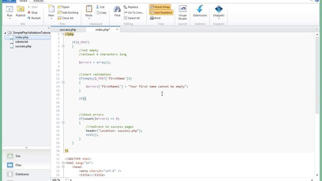 Php Form Validation Tutorial Simple Part 36