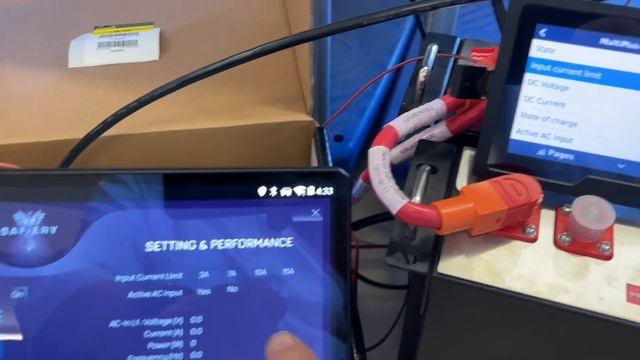 Exports to USA of the Safiery Integrated Display in Vehicle with Victron System