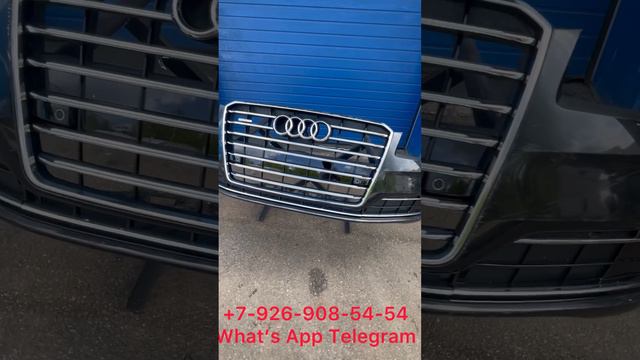 Бампер передний Audi A8 D4 2013 2014 2015 2016 2017 2018 Целый В сборе с решетками решетка радитаора