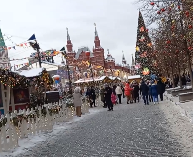 Январское видео с Красной площади. Третья часть.