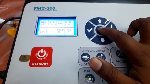 FMT 700 Turbine based ICU cum Transport Ventilator