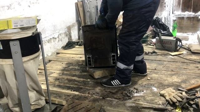 Печь своими руками. Котел. Отопление гаража.