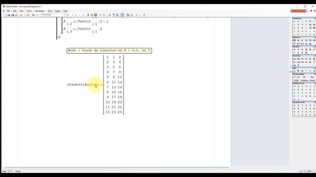 Análisis de Armaduras con SMath Solver