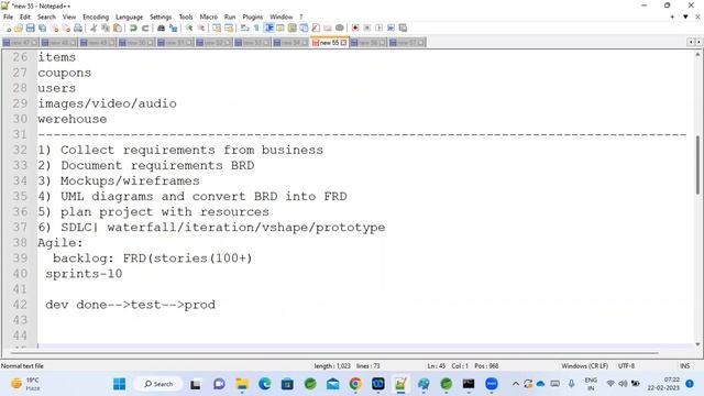 JAVA REAL TIME PROJECT tutorials || Demo - 3 || by Mr. Naveen On 22-02-2022 @6:30AM IST