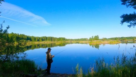 Рыбалка на спиннинг на озерах в последний день нерестового запрета