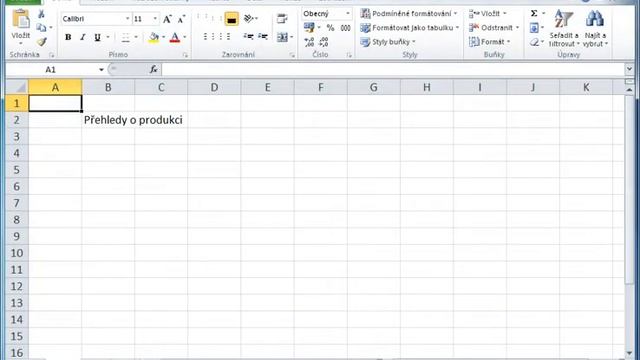 d.kurzy - MS Office 2010 light - 2.1 Excel - popis prostředí
