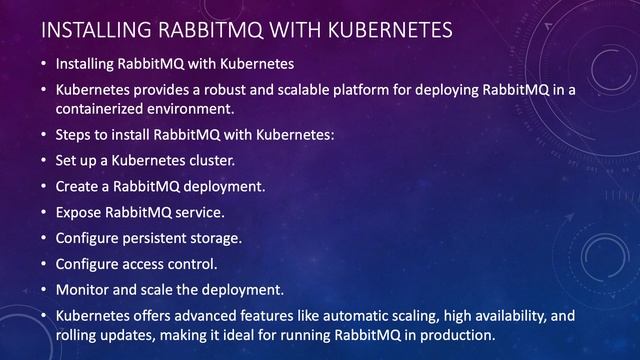 RabbitMQ Broker installation with containerisation technologies