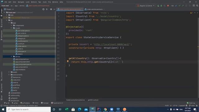 Angular Service get all Country