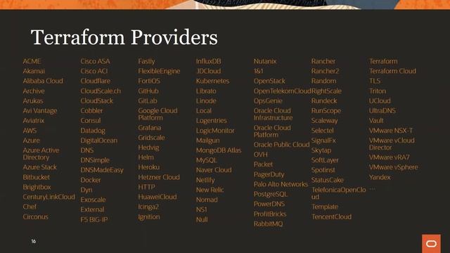 Webinar sobre Terraform em OCI