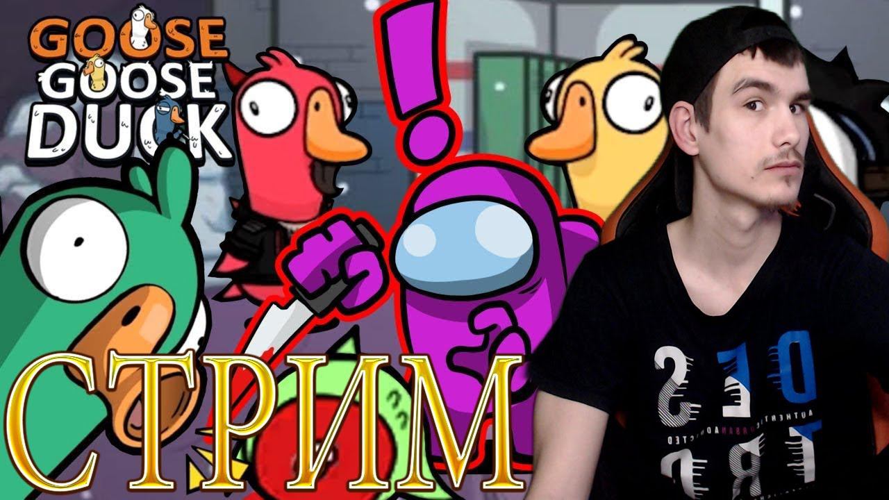 СТРИМ GOOSE GOOSE DUCK | СТРИМ АМОНГУСЬ | ИГРАЮ С ПОДПИСЧИКАМИ | АМОНГУСЬ СТРИМ #1