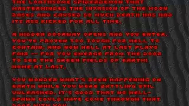 Doom 1 1993 Ending