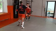 Muay Thai по Утрам в Москве в БУЛАТ (РОССИЯ). Работа на падах