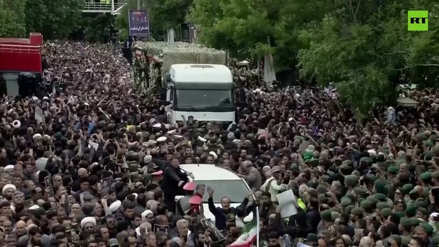Церемония прощания с иранским президентом Ибрагимом Раиси проходит в Тебризе — видео