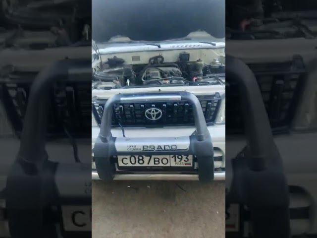 Скрытая Установка  лебедки в штатный бампер Toyota LC Prado 90