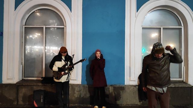 Невский проспект, уличные музыканты