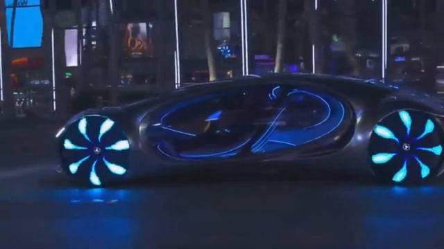 Mercedes vision AVTR test drive 2020   Driving on Las Vegas !!!