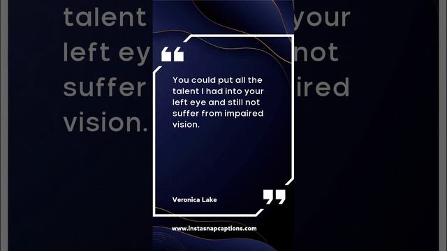 Veronica Lake Quotes Captions For Instagram |  #Veronica #Lake #Quotes #Captions#Instagram