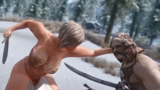 Skyrim HDT Armors - Wicca Hunter