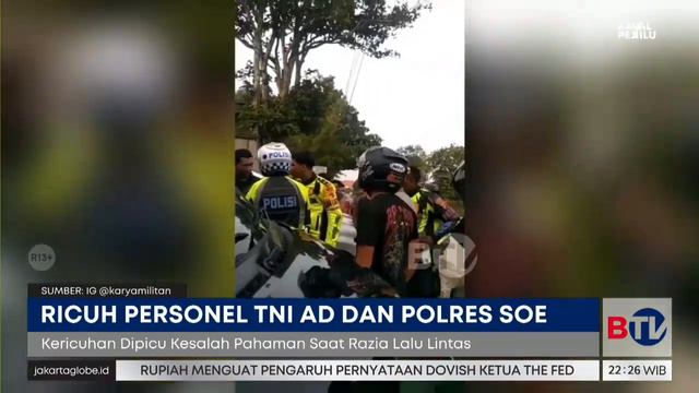 Viral Video Polisi Bentak Prajurit TNI di NTT