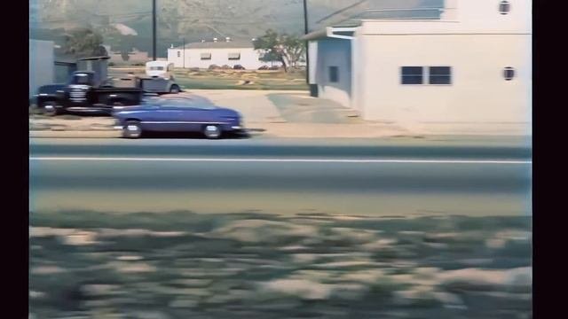 California 1950 in color San Fernando Road 60fpsRemastered wsound design added