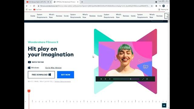 how to download filmora 9 vedeo editer in comuter
