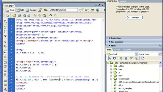 How to display any custom made font on your website video tutorial