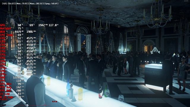 Hitman™ FullHD,1080p benchmark r5 5600x,RX 6700 XT dx12