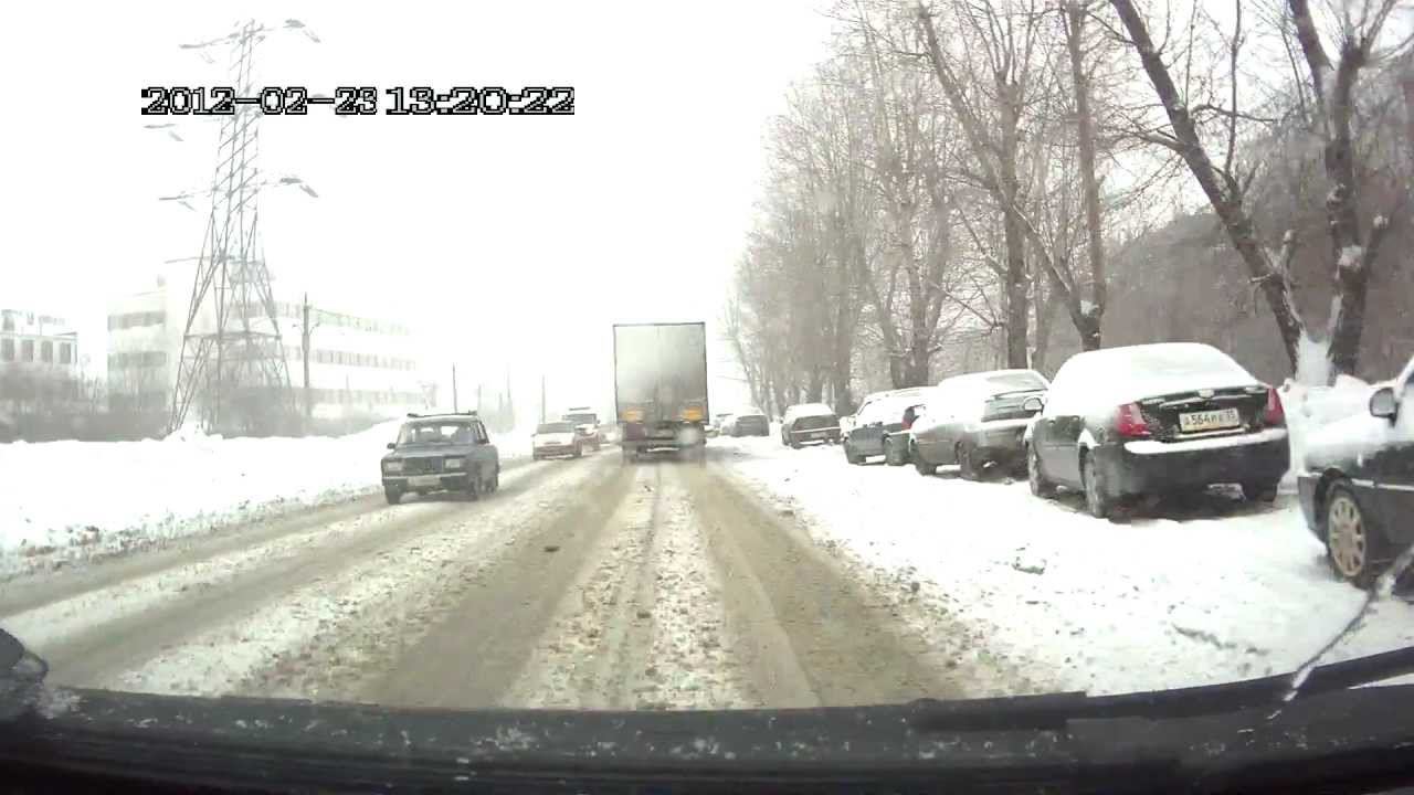 Snowfall in Cherepovec, Russia  Part 4