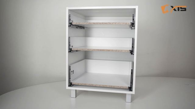 Сборка и установка выдвижного ящика AXIS от GTV