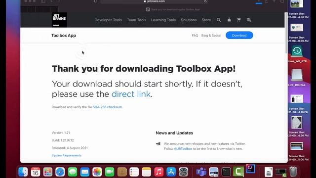 Installing Java Development Tools (IntelliJ 2021.2)