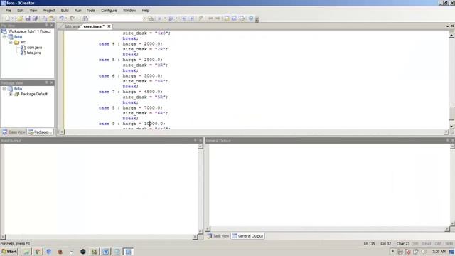 Tutorial Membuat Program Kasir Studio Foto Sederhana dengan Bahasa Java