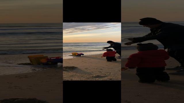 На море в Анапе зимой