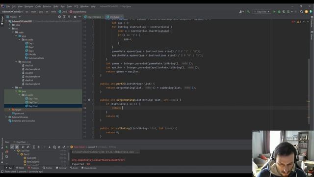 Advent of code 2021 day 3: Binary Diagnostic