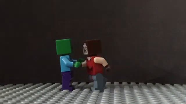 Lego Minecraft Dungeons Mob Fight Stop Motion