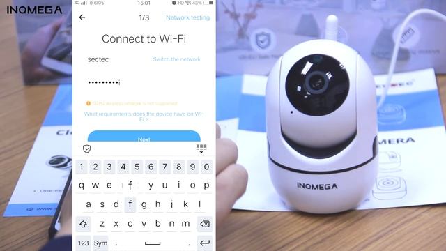 291WIFI connection- home wifi camera, ycc365 plus app