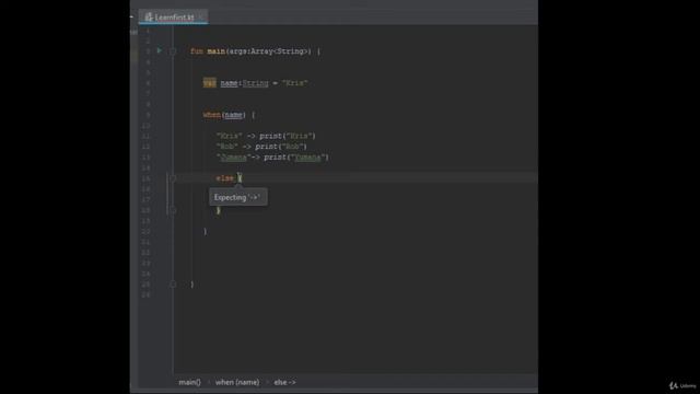 when steatment in kotlin