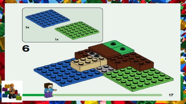 LEGO instructions - Minecraft - 21177 - The Creeper Ambush
