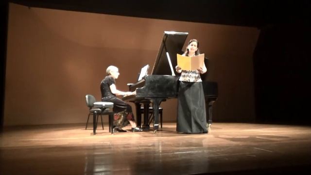 Recital Beatriz Lozano en Brasil, R.Schumann Die Lotosblume