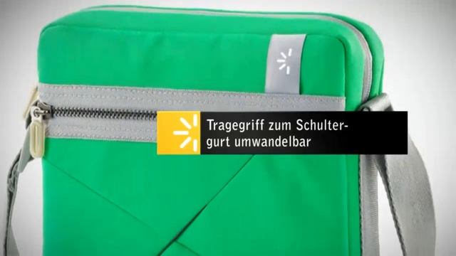 Case Logic ULA110T - Netbook-/Tablet-Tasche, Nylon, grün/grau, 25,9 cm (7-10,2")