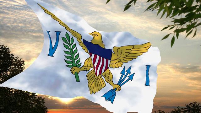 Флаг и гимн Американских Виргинских островов Flag and anthem of the US Virgin Islands