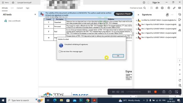 how to validate signature in pdf | signature validation in pdf | signature invalid in aadhar card