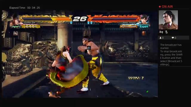 VivoKTP Live PS4 BroadcasT Tekken 7